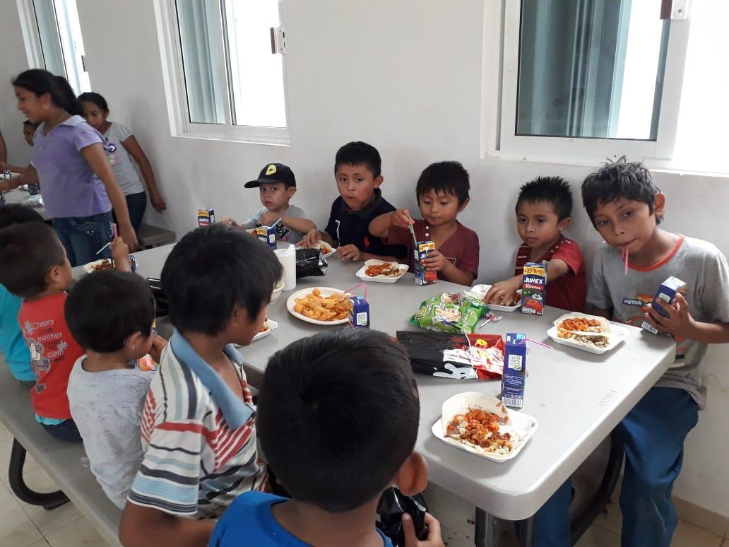 Celebrando el día del niño Cancún